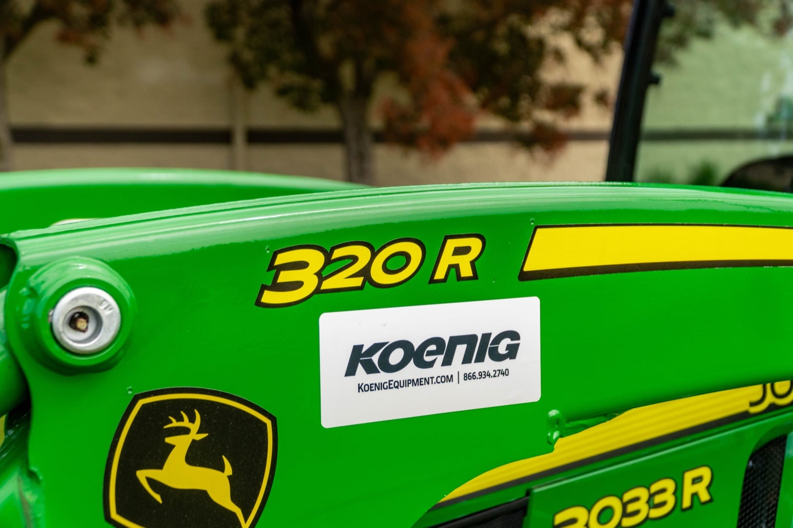 320R loader with a Koenig decal