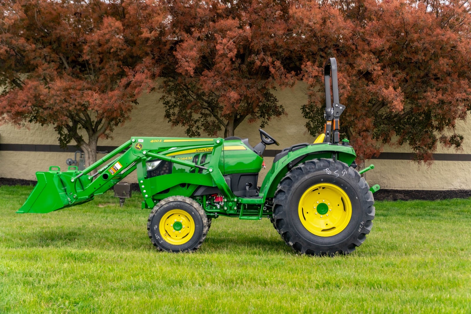 John Deere 4044M with a 400E loader