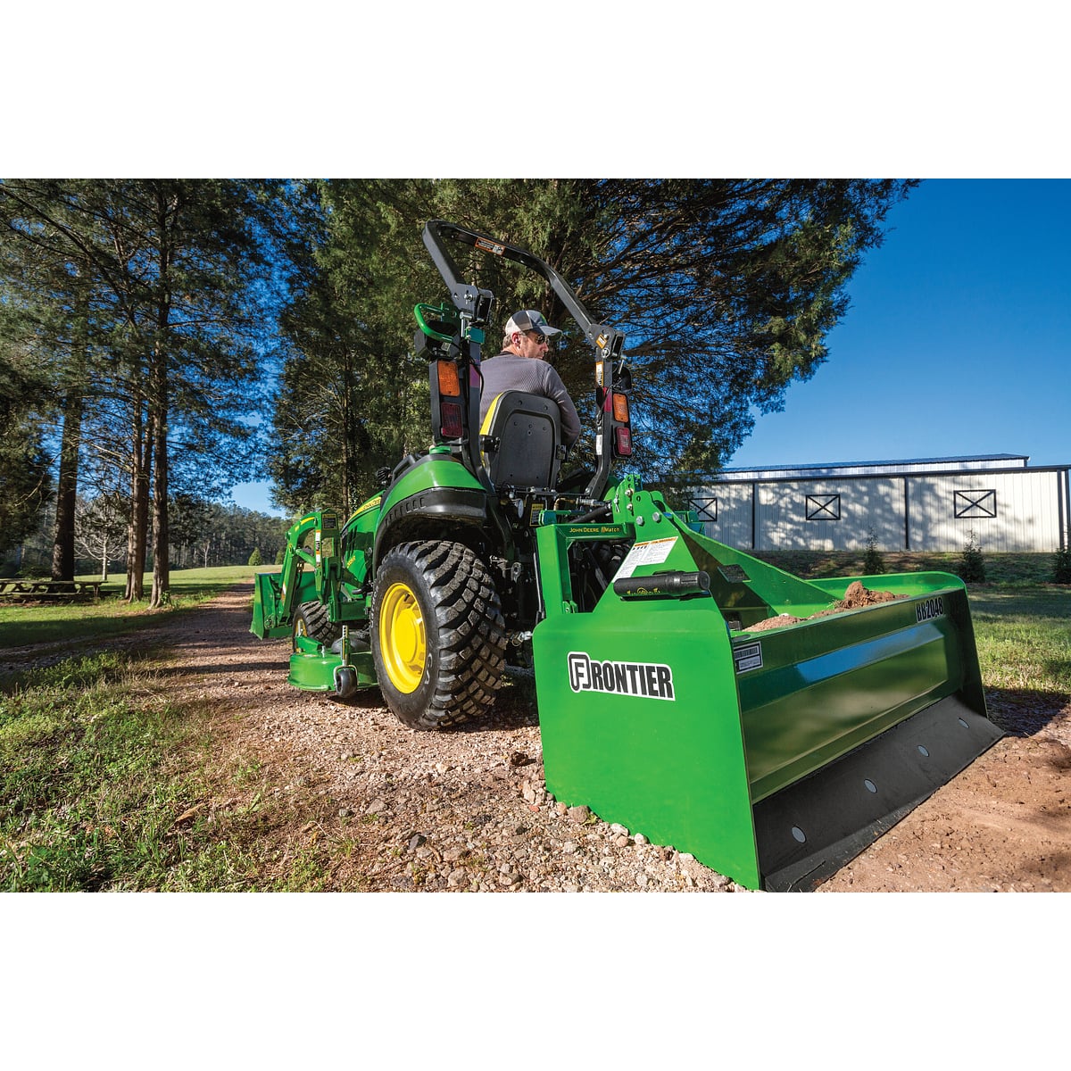 2025R Compact Tractor With Box Blade