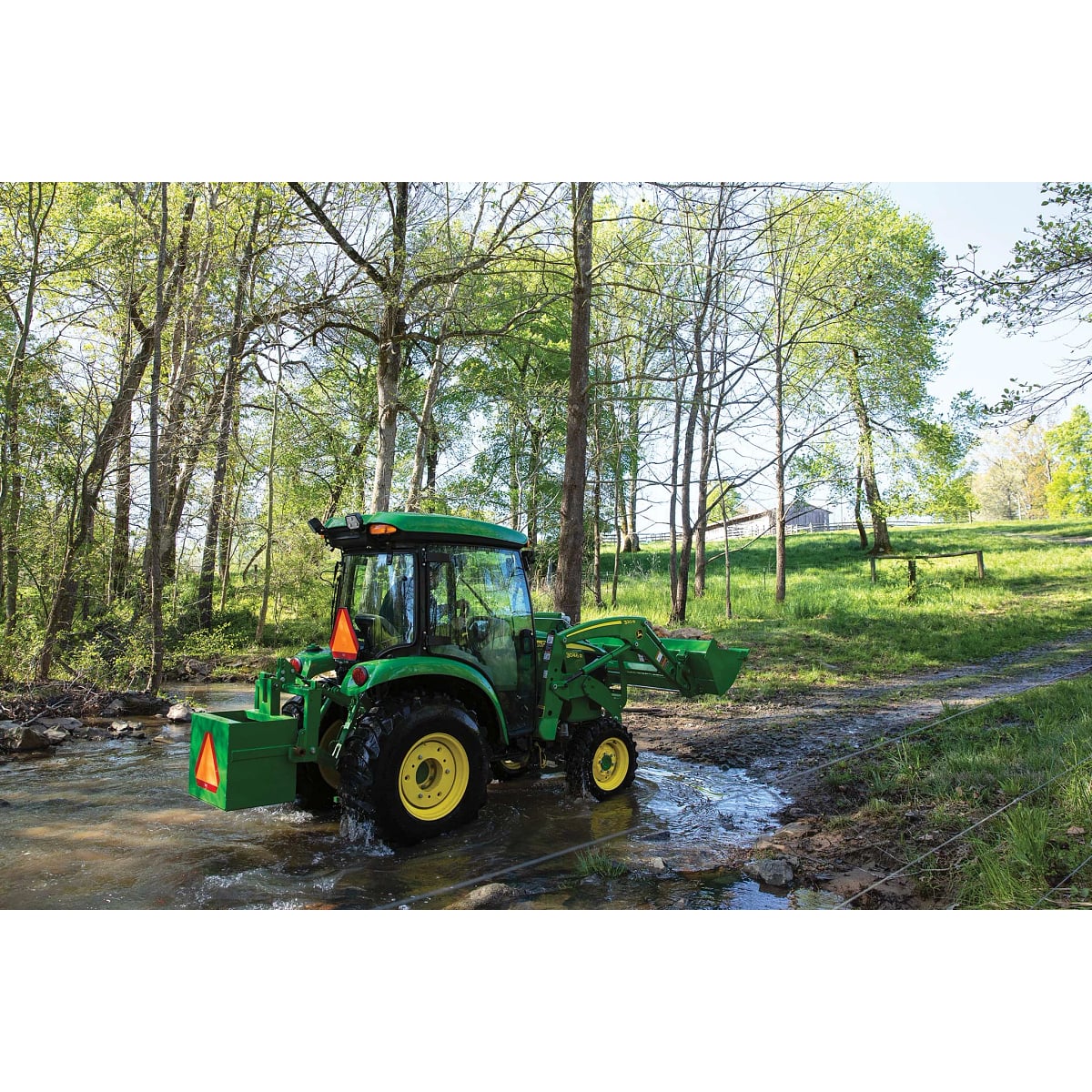 3046R compact utility tractor with 320R loader