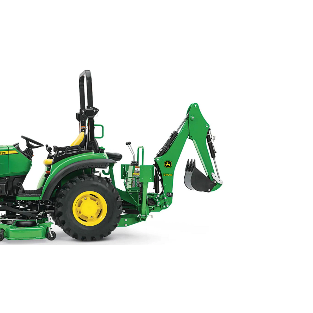 270B Backhoe on compact tractor