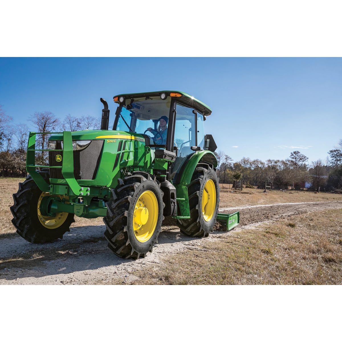 5090E Utility Tractor with Land Plane