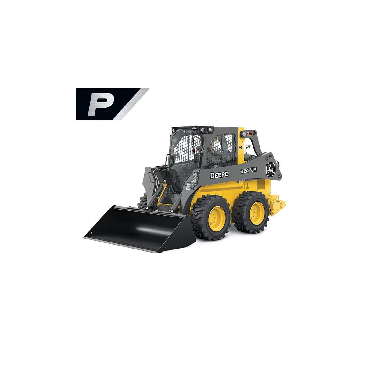 324 P-Tier Skid Steer Front Left View