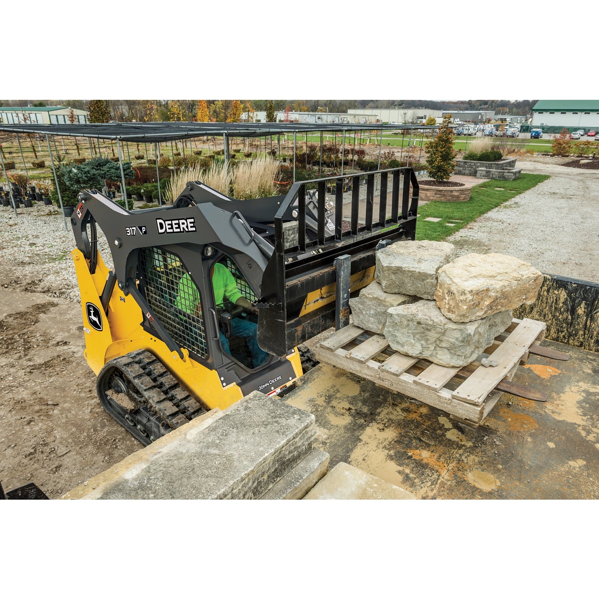 Compact Track Loader With Attachments